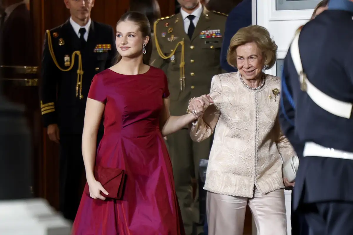 Leonor y reina Sofía