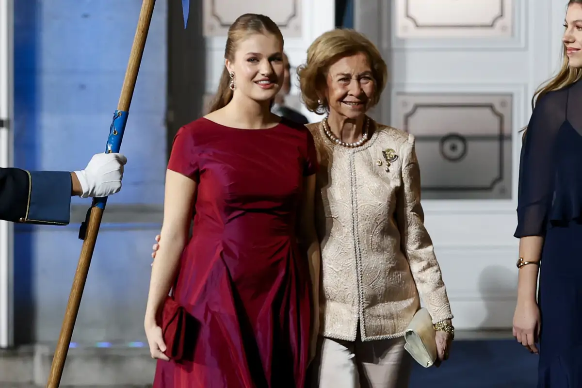 Princesa Leonor y reina Sofía